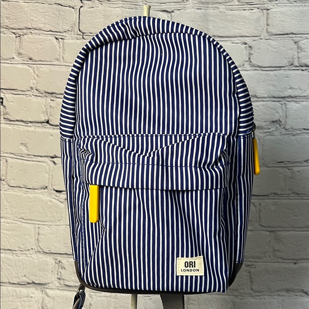 *Ori London Willesden B Sling
Hickory Stripe weather-resistant recycled canvas